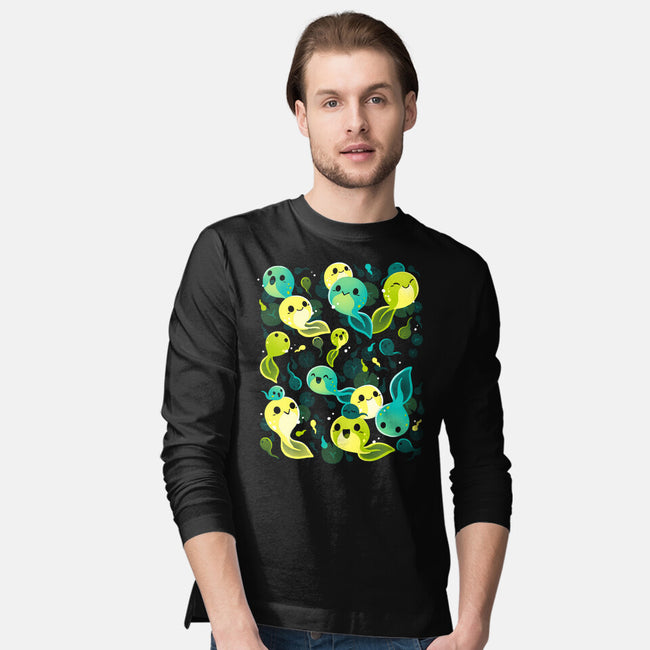 Tadpole Family-Mens-Long Sleeved-Tee-Vallina84