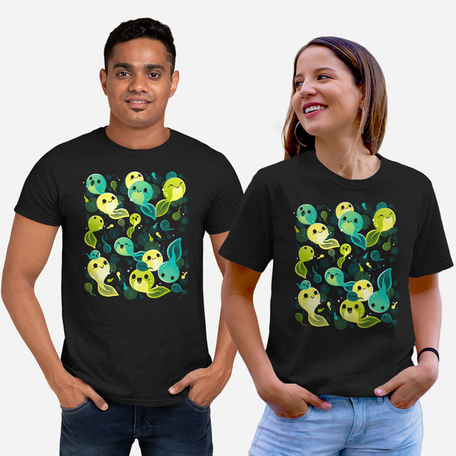 Tadpole Family-Unisex-Basic-Tee-Vallina84