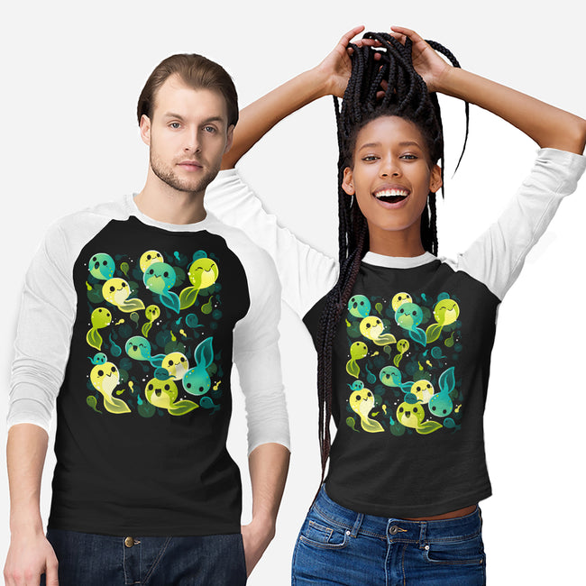 Tadpole Family-Unisex-Baseball-Tee-Vallina84
