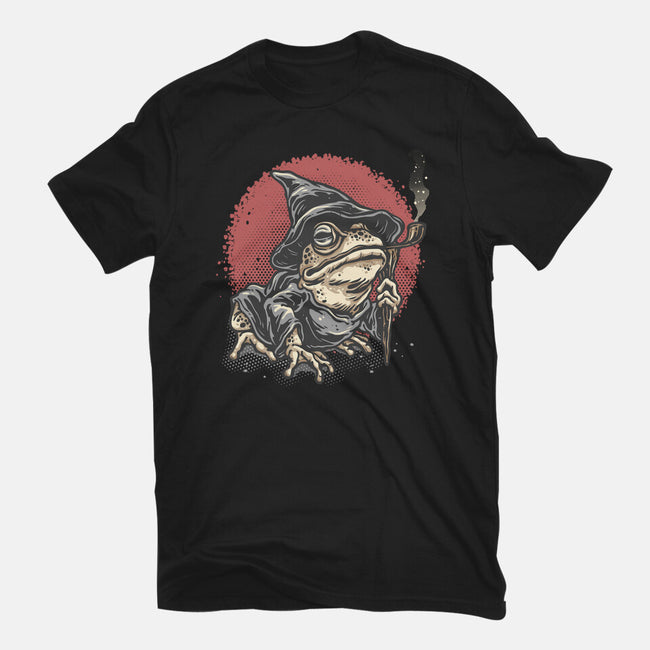 The Wizard Frog-Mens-Basic-Tee-glitchygorilla