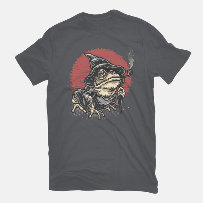 The Wizard Frog-Mens-Basic-Tee-glitchygorilla