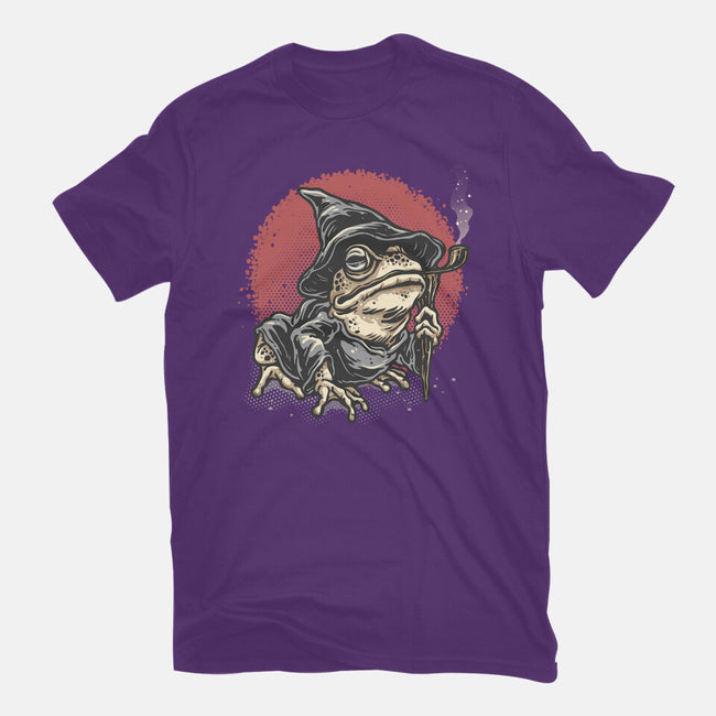 The Wizard Frog-Mens-Basic-Tee-glitchygorilla