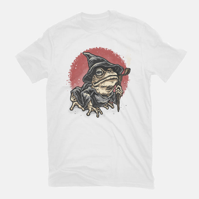 The Wizard Frog-Mens-Basic-Tee-glitchygorilla
