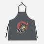 The Wizard Frog-Unisex-Kitchen-Apron-glitchygorilla