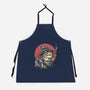 The Wizard Frog-Unisex-Kitchen-Apron-glitchygorilla