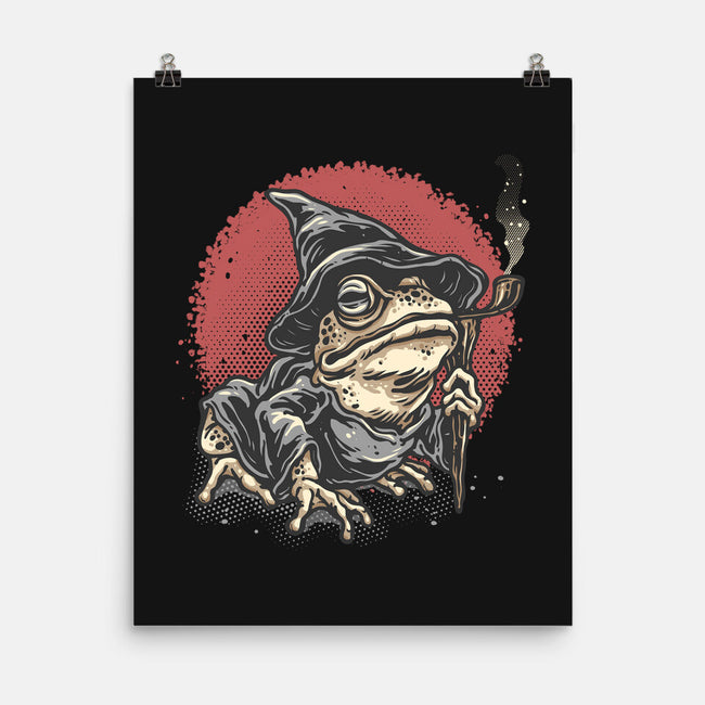 The Wizard Frog-None-Matte-Poster-glitchygorilla
