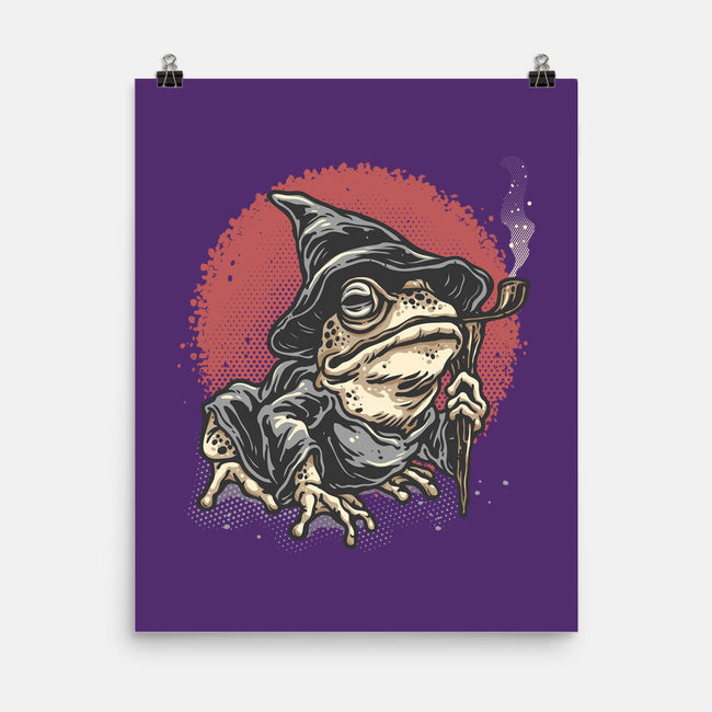 The Wizard Frog-None-Matte-Poster-glitchygorilla