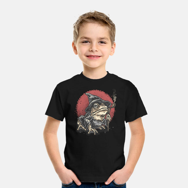 The Wizard Frog-Youth-Basic-Tee-glitchygorilla