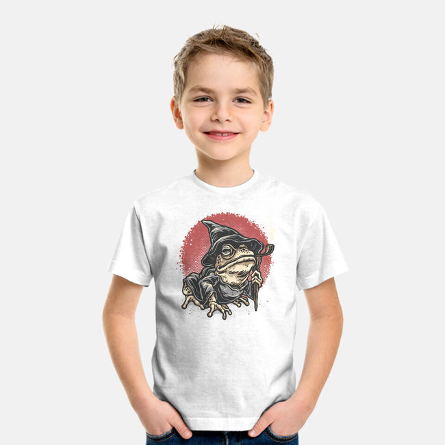The Wizard Frog-Youth-Basic-Tee-glitchygorilla