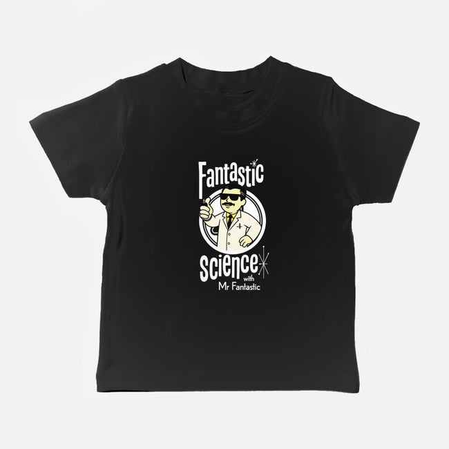 Fantastic Science With Mr. Fantastic-Baby-Basic-Tee-Wookie Mike