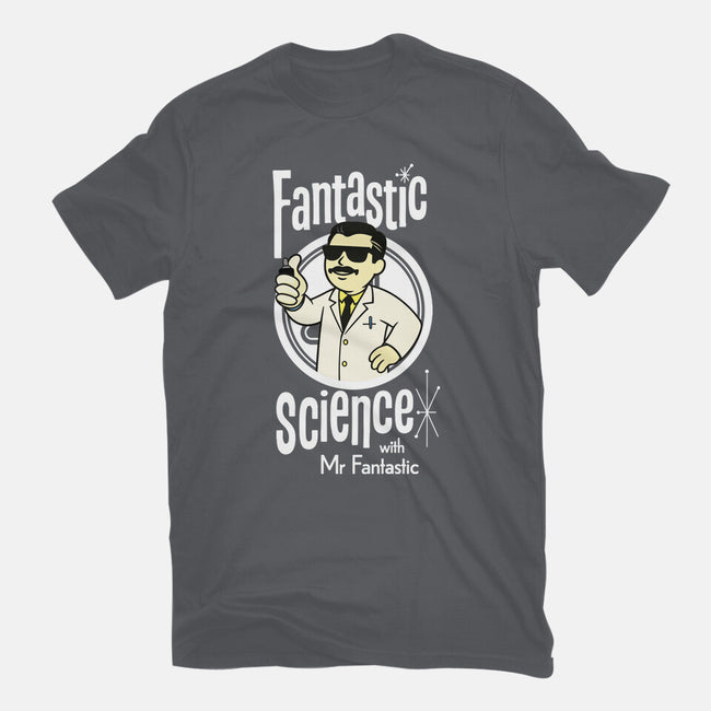 Fantastic Science With Mr. Fantastic-Womens-Fitted-Tee-Wookie Mike