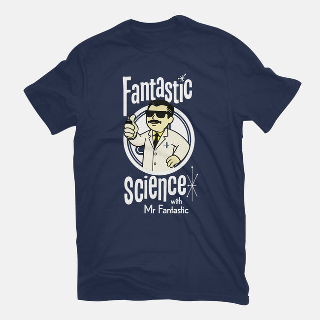 Fantastic Science With Mr. Fantastic-Womens-Fitted-Tee-Wookie Mike