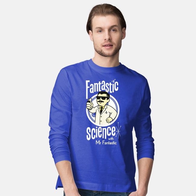 Fantastic Science With Mr. Fantastic-Mens-Long Sleeved-Tee-Wookie Mike