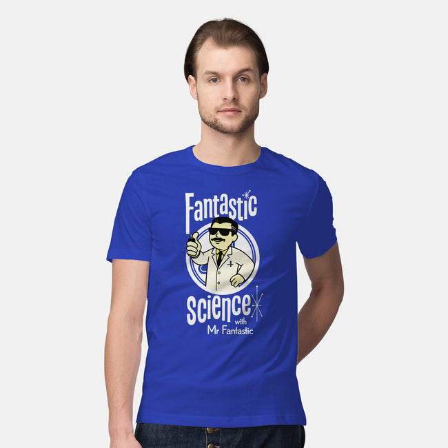 Fantastic Science With Mr. Fantastic-Mens-Premium-Tee-Wookie Mike