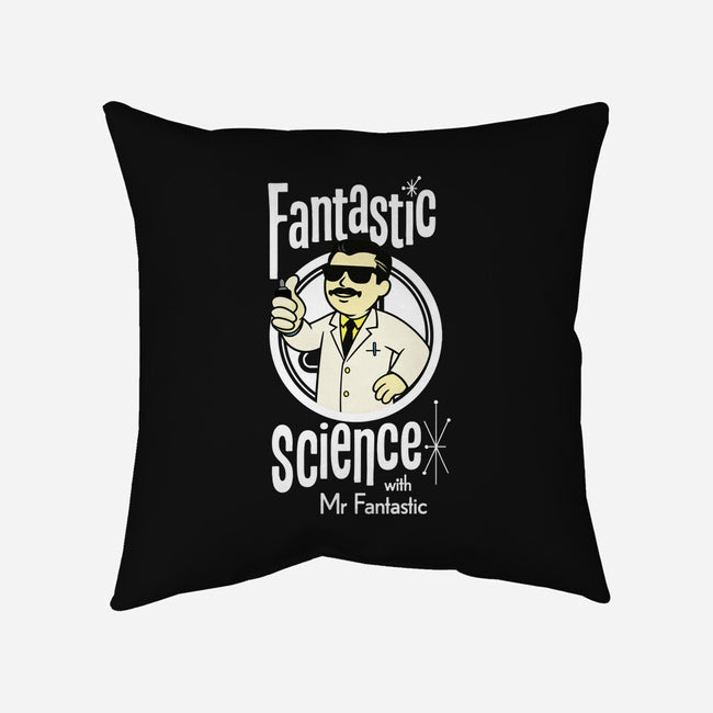 Fantastic Science With Mr. Fantastic-None-Removable Cover w Insert-Throw Pillow-Wookie Mike