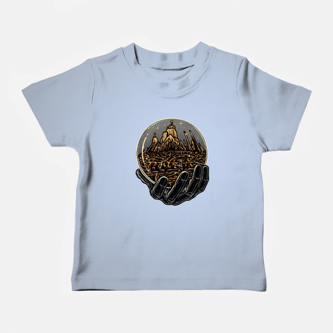 Wander Inside The Maze-Baby-Basic-Tee-glitchygorilla