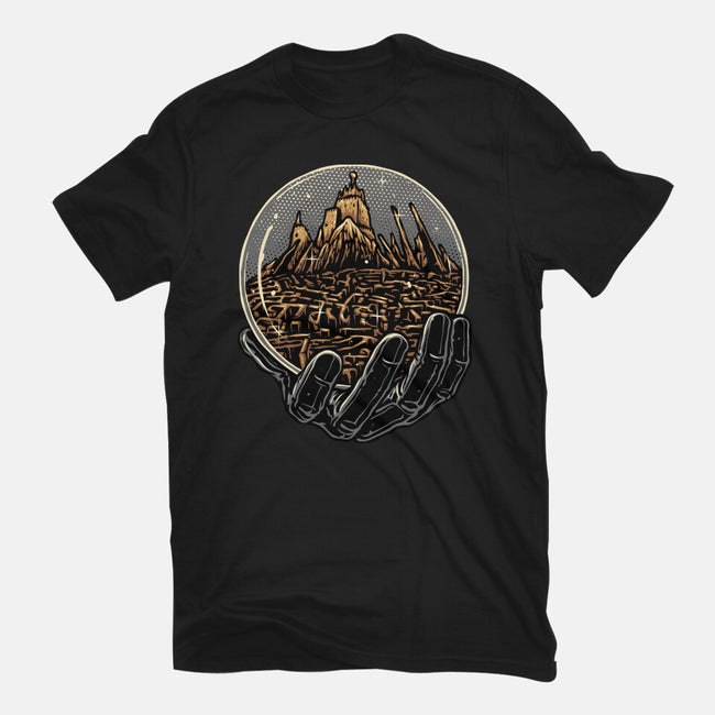 Wander Inside The Maze-Mens-Basic-Tee-glitchygorilla
