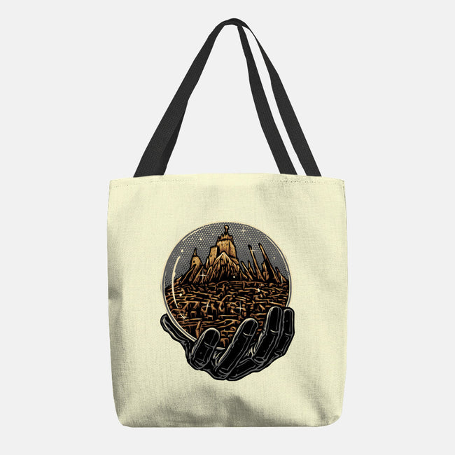 Wander Inside The Maze-None-Basic Tote-Bag-glitchygorilla