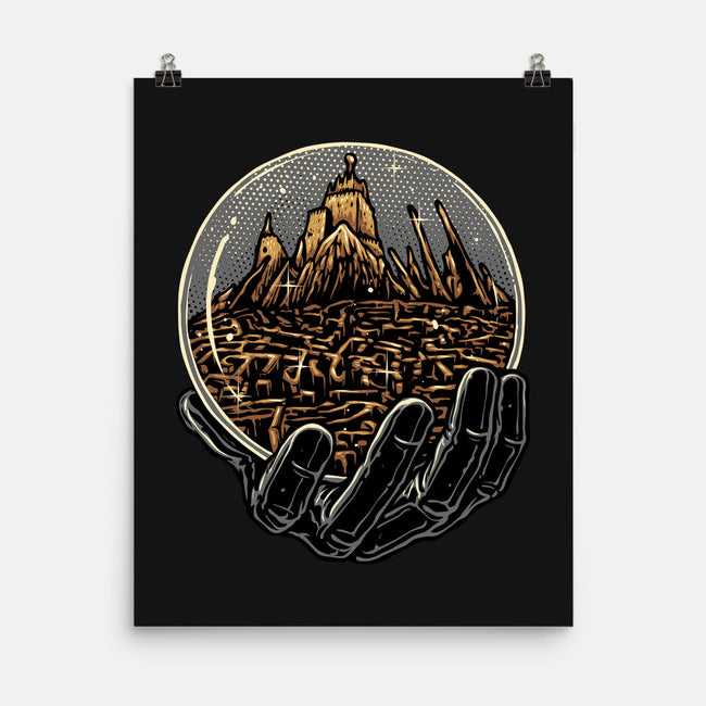 Wander Inside The Maze-None-Matte-Poster-glitchygorilla