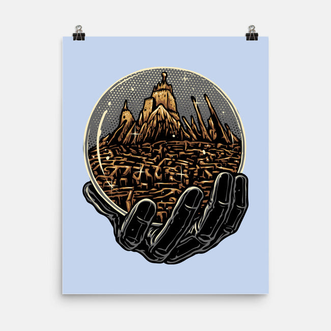 Wander Inside The Maze-None-Matte-Poster-glitchygorilla