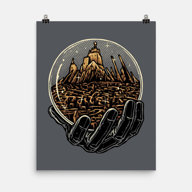 Wander Inside The Maze-None-Matte-Poster-glitchygorilla