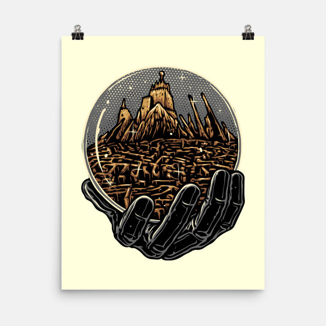Wander Inside The Maze-None-Matte-Poster-glitchygorilla