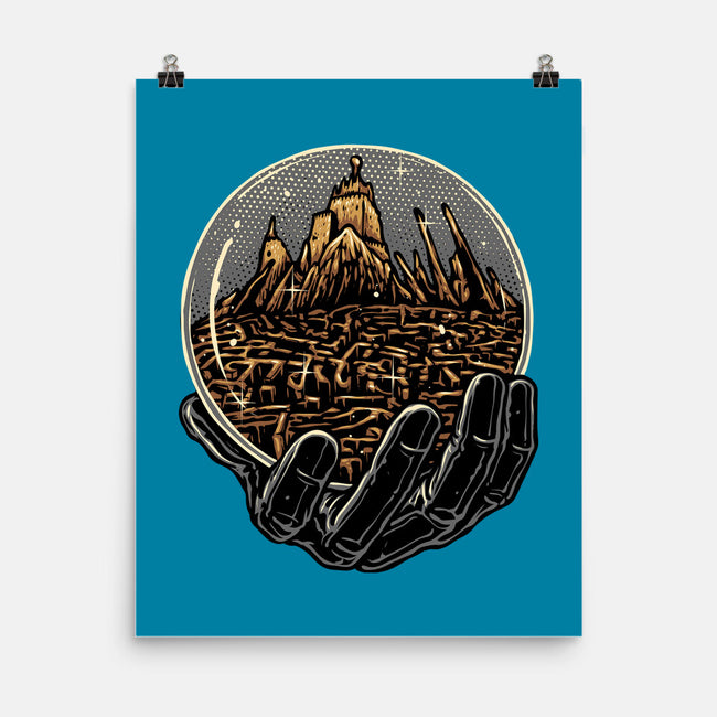 Wander Inside The Maze-None-Matte-Poster-glitchygorilla