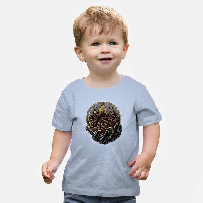 Wander Inside The Maze-Baby-Basic-Tee-glitchygorilla