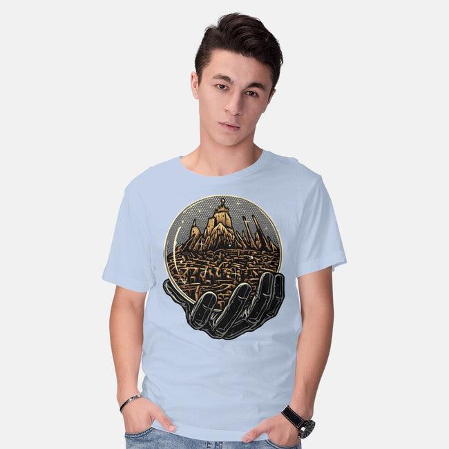 Wander Inside The Maze-Mens-Basic-Tee-glitchygorilla