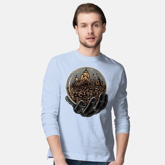 Wander Inside The Maze-Mens-Long Sleeved-Tee-glitchygorilla