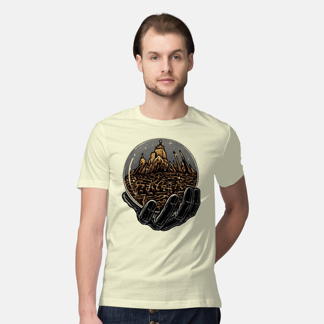 Wander Inside The Maze-Mens-Premium-Tee-glitchygorilla