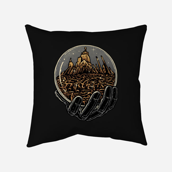 Wander Inside The Maze-None-Removable Cover w Insert-Throw Pillow-glitchygorilla