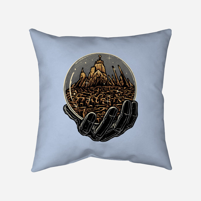 Wander Inside The Maze-None-Removable Cover w Insert-Throw Pillow-glitchygorilla