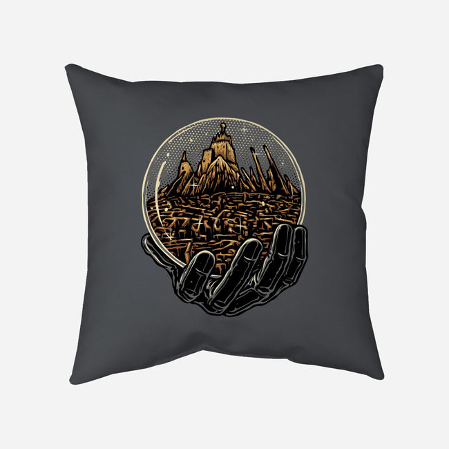 Wander Inside The Maze-None-Removable Cover w Insert-Throw Pillow-glitchygorilla