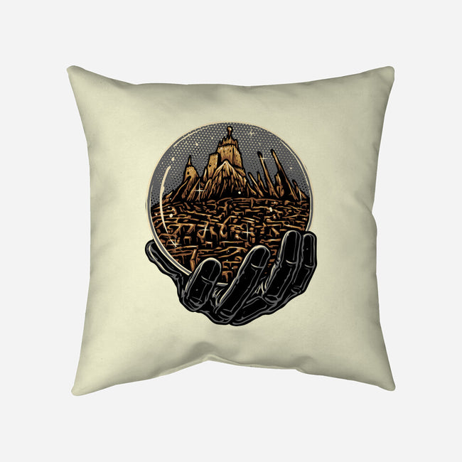 Wander Inside The Maze-None-Removable Cover w Insert-Throw Pillow-glitchygorilla