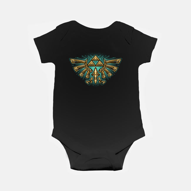 Courage To Protect The Land-Baby-Basic-Onesie-glitchygorilla