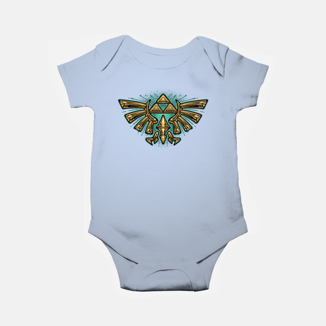 Courage To Protect The Land-Baby-Basic-Onesie-glitchygorilla