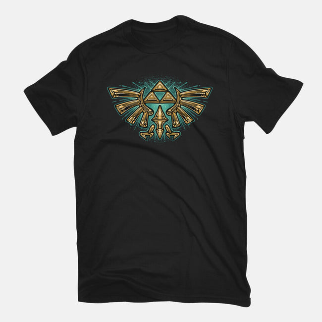 Courage To Protect The Land-Mens-Heavyweight-Tee-glitchygorilla