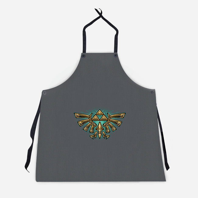 Courage To Protect The Land-Unisex-Kitchen-Apron-glitchygorilla