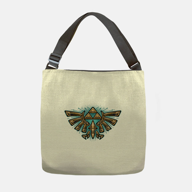 Courage To Protect The Land-None-Adjustable Tote-Bag-glitchygorilla
