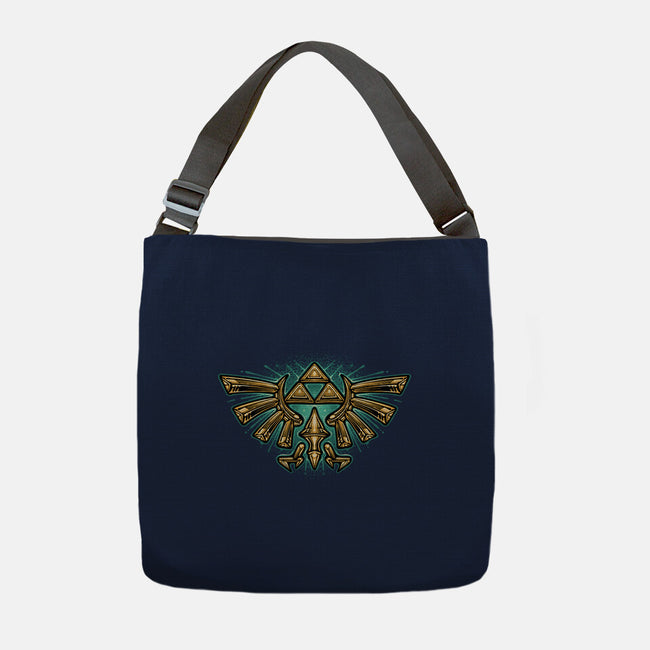 Courage To Protect The Land-None-Adjustable Tote-Bag-glitchygorilla