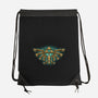 Courage To Protect The Land-None-Drawstring-Bag-glitchygorilla