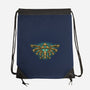 Courage To Protect The Land-None-Drawstring-Bag-glitchygorilla