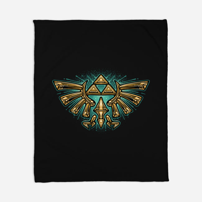 Courage To Protect The Land-None-Fleece-Blanket-glitchygorilla