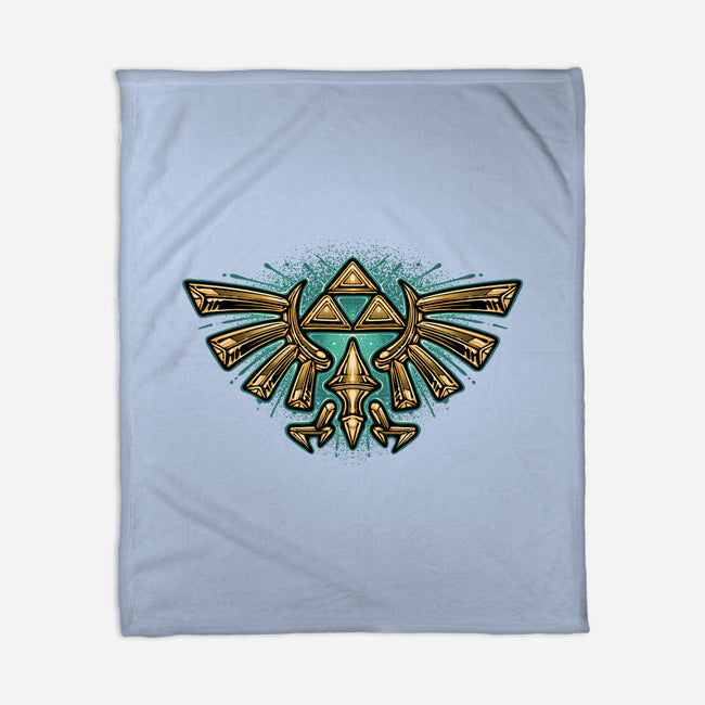 Courage To Protect The Land-None-Fleece-Blanket-glitchygorilla