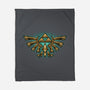 Courage To Protect The Land-None-Fleece-Blanket-glitchygorilla