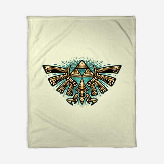 Courage To Protect The Land-None-Fleece-Blanket-glitchygorilla