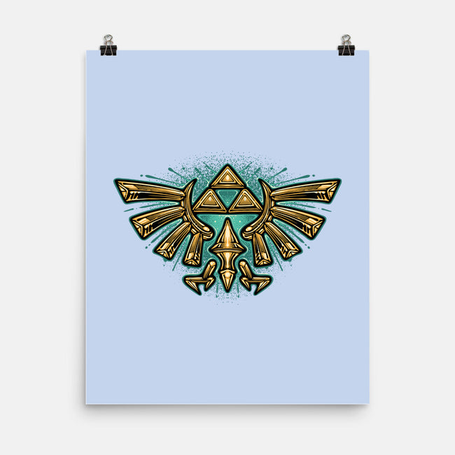Courage To Protect The Land-None-Matte-Poster-glitchygorilla
