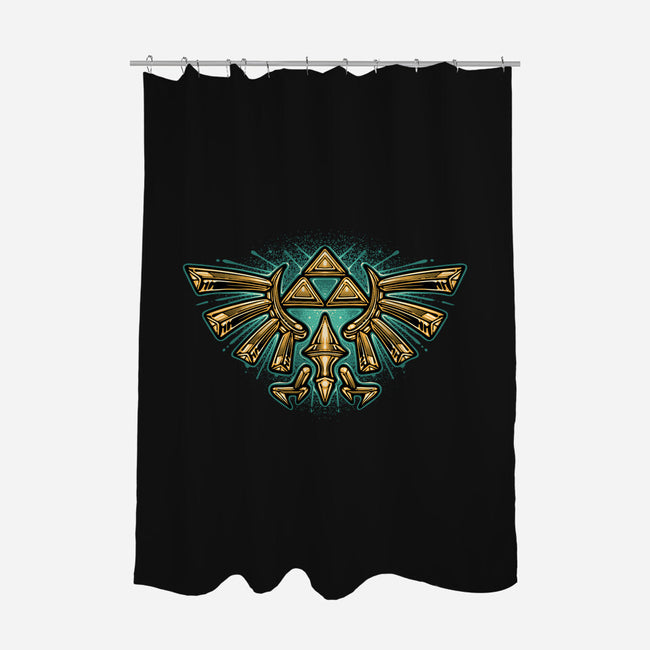 Courage To Protect The Land-None-Polyester-Shower Curtain-glitchygorilla