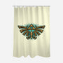 Courage To Protect The Land-None-Polyester-Shower Curtain-glitchygorilla